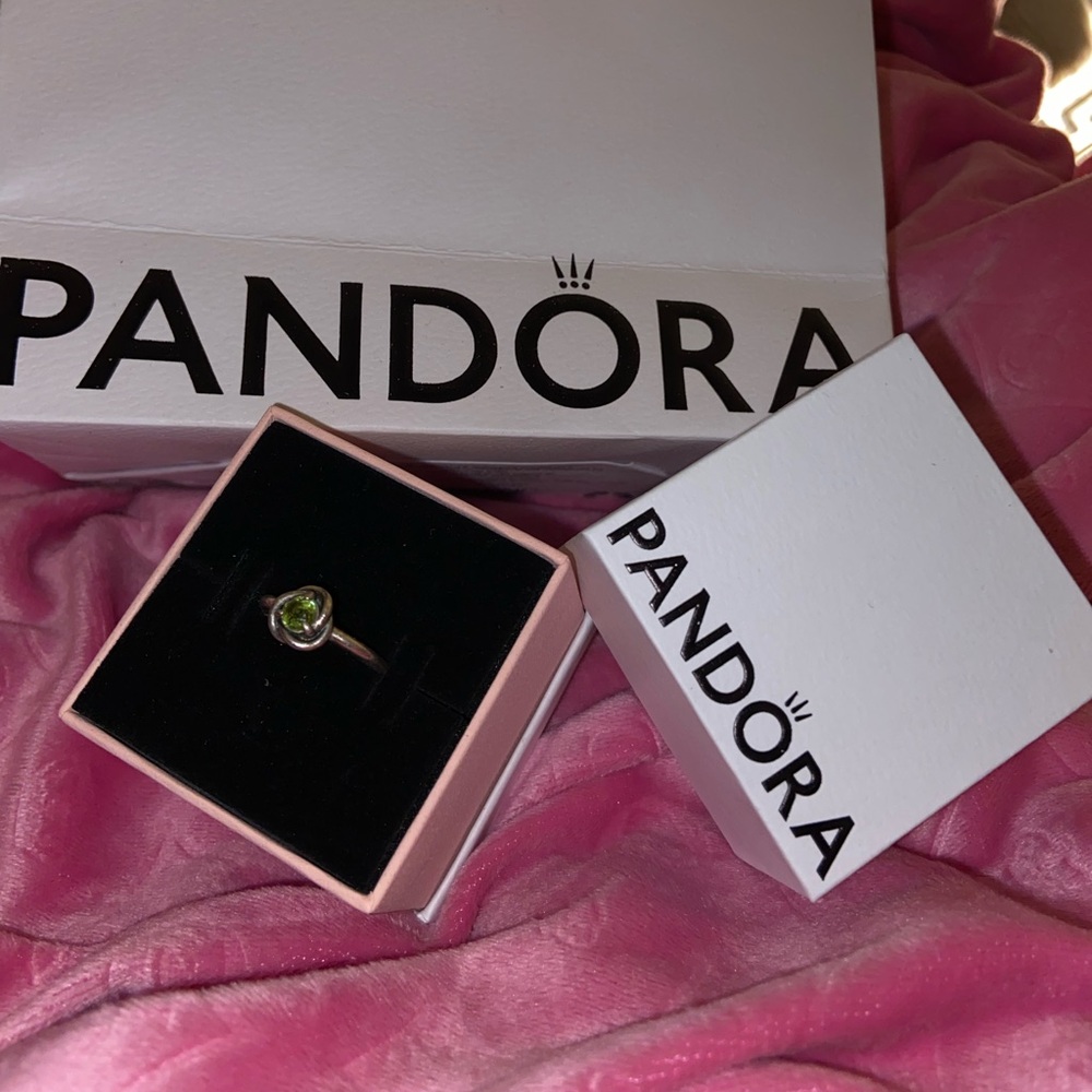 Pandora August birth Stone ring